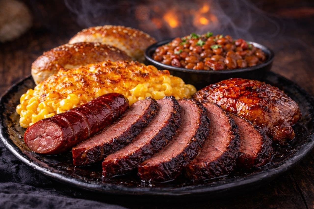 Three-Meat Combo Plate