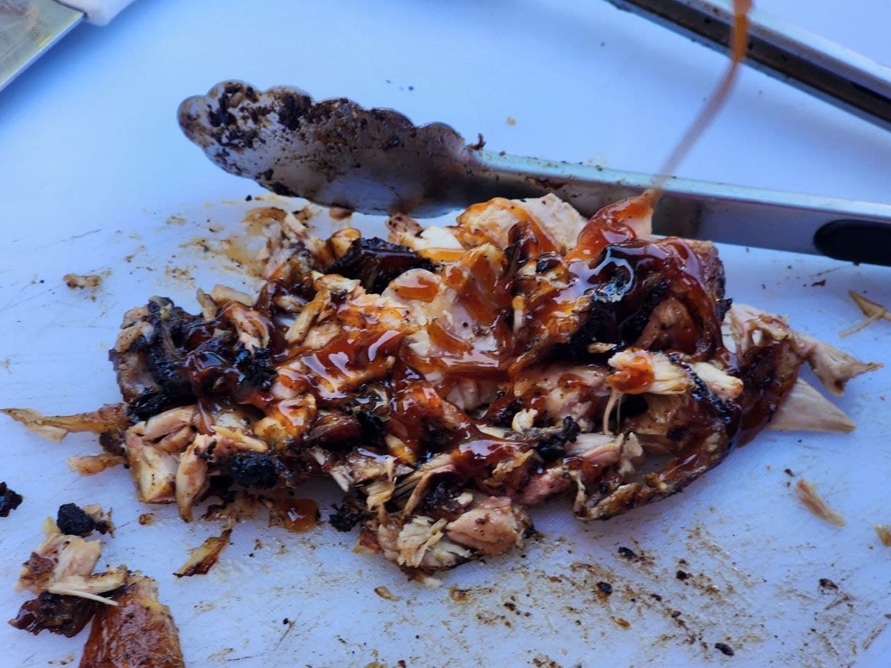 Jess Blaze BBQ — live-fire pit in action
